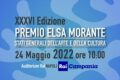 Napoli:  Premio “Elsa Morante 2022”-Stati Generali dell’Arte e della Cultura