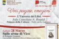 Sabato 28 marzo a Vallo della Lucania torna la Rassegna “Voci, pagine, emozioni”