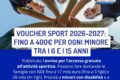 ASSESSORA ZABATTA: “PUBBLICATO L’AVVISO PER I VOUCHER AI MINORI PER L'ACCESSO GRATUITO ALL'ATTIVITA' SPORTIVA”