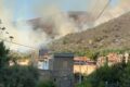 Caserta, incendio sulla collina di Garzano: in fiamme il Monte Calvo